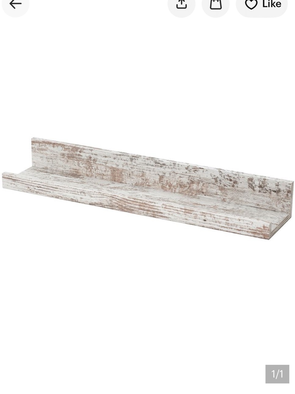 IKEA MOSSLANDA Picture
Ledge White Stained Pine Effect 21 5/8”